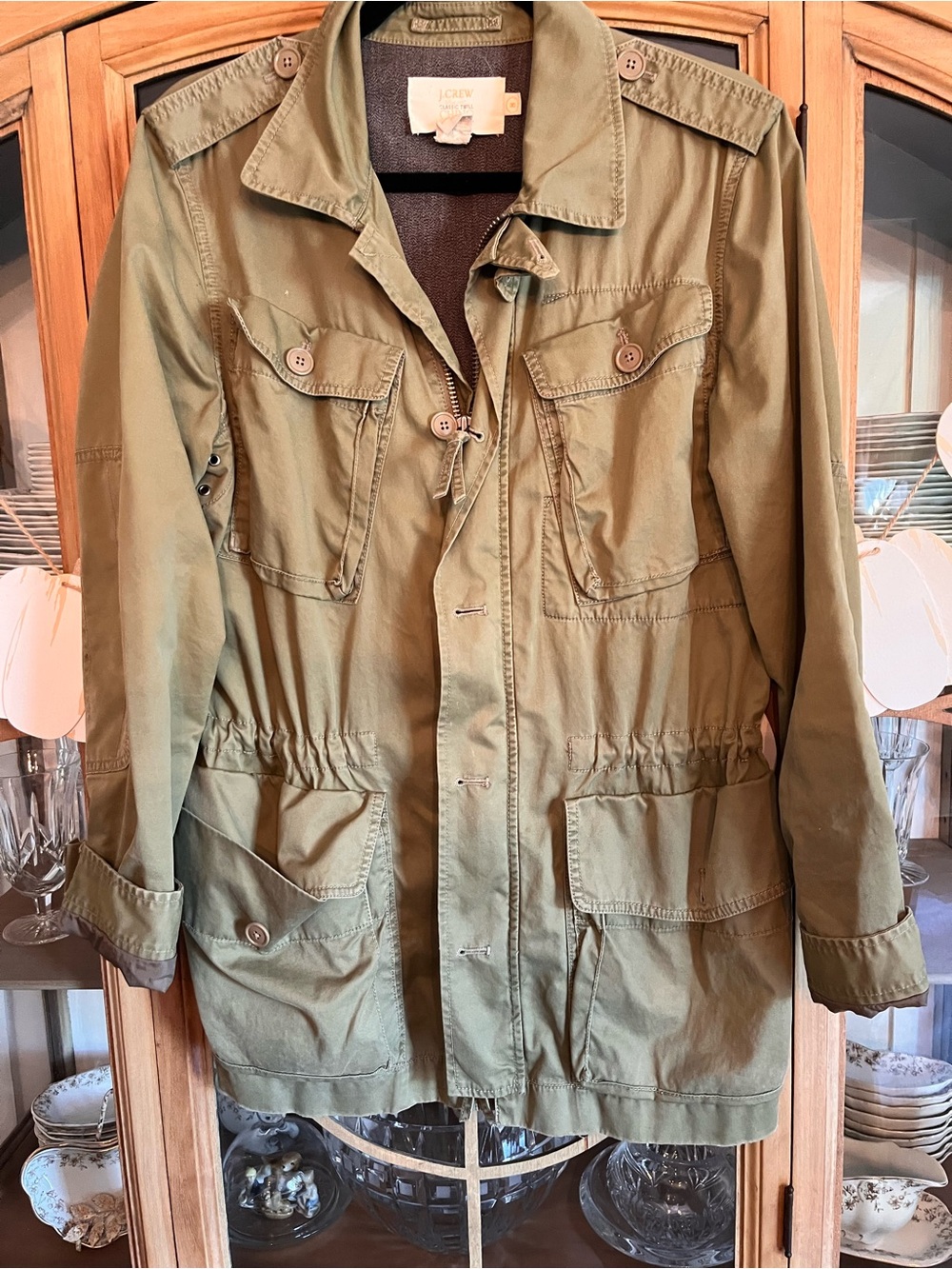 J. Crew Olive Military Field Jacket